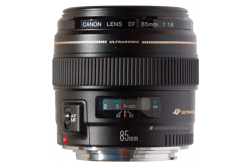 Canon EF 85mm f 1.8 USM pra uso em retratos