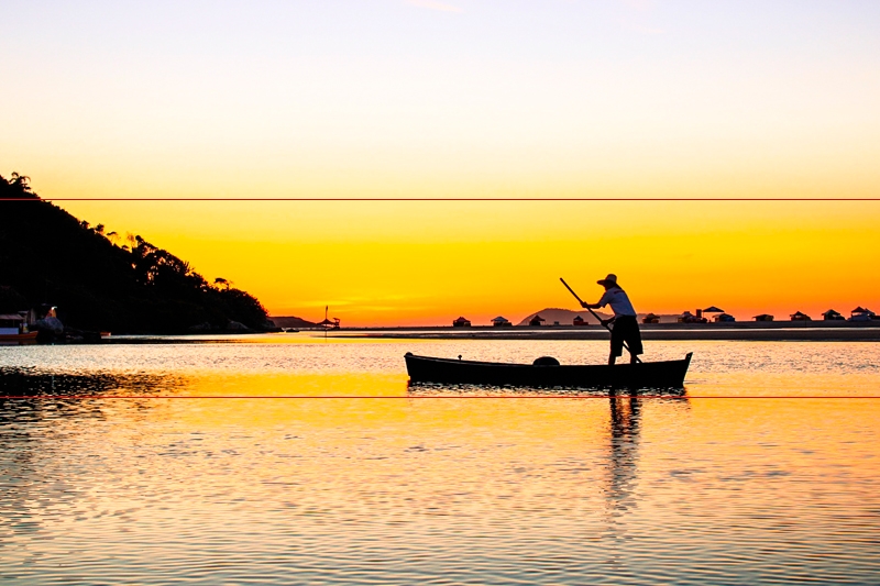 composição fotografia linha do horizonte