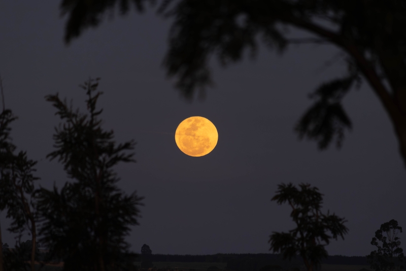 fotografia da lua