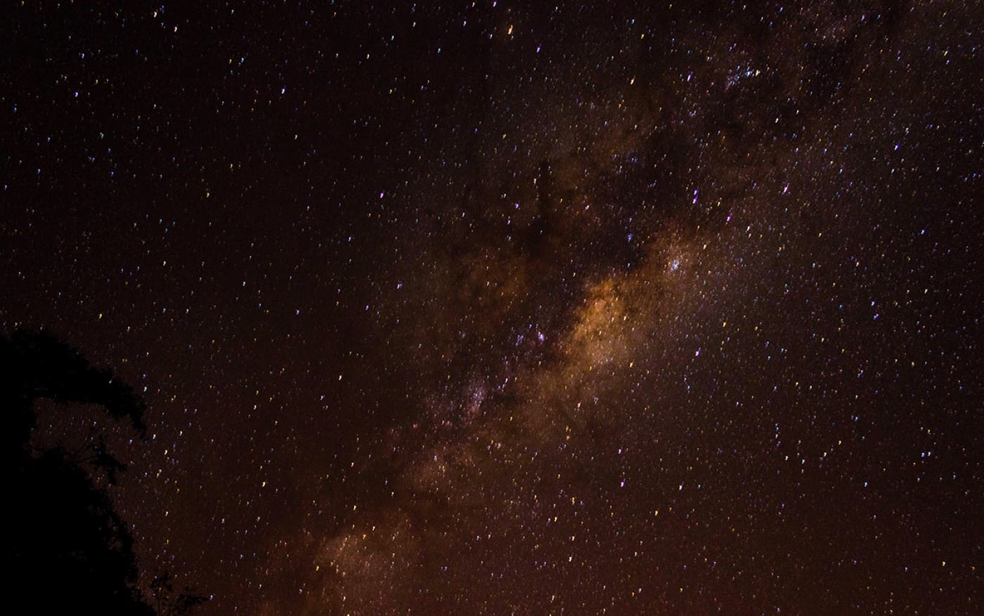 fotografia da via lactea